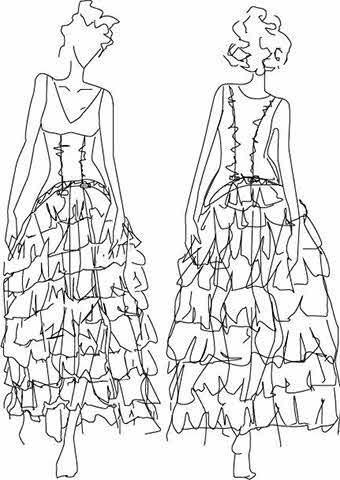 Illustrator sketch of the design